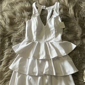 Altar State NEW white tiered dress!!